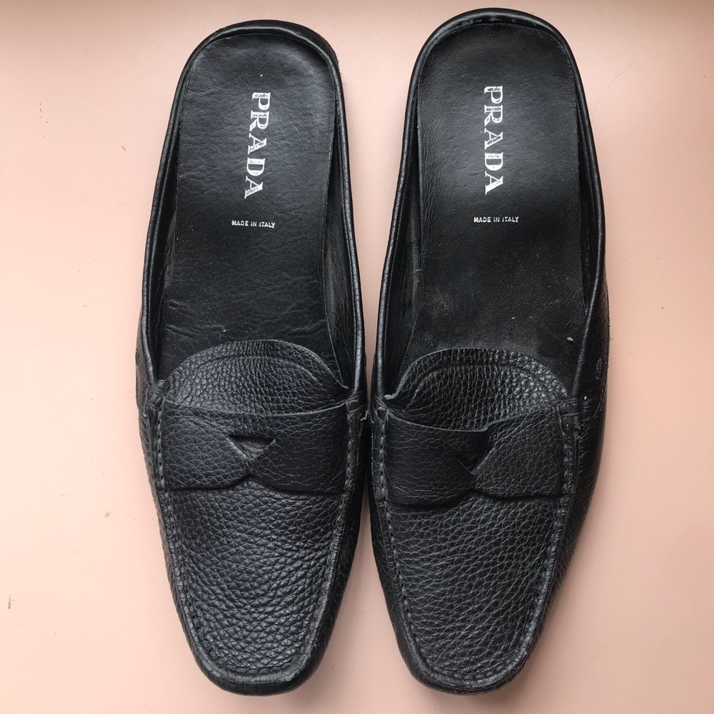 Prada slide loafers